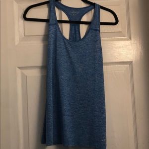 Blue work out tank
